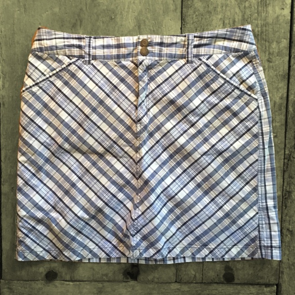 Croft & Barrow Plaid Stretch Skort